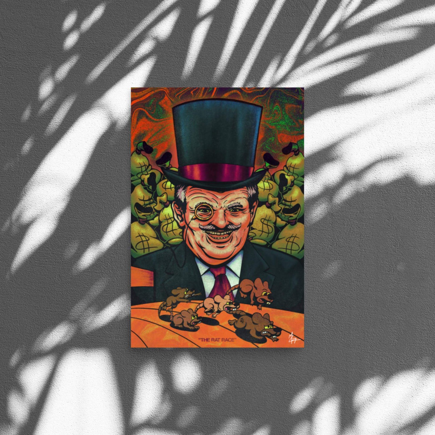 Rat Race - 12″×18″
